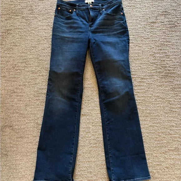 Madewell Dark Blue Flare Jeans - Picture 2 of 4